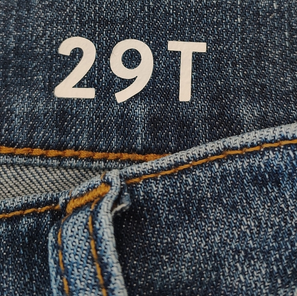 J.Crew Reimagined Vintage Slim Straight Women's Size 29 T Button Fly Blue Jeans - Picture 4 of 11